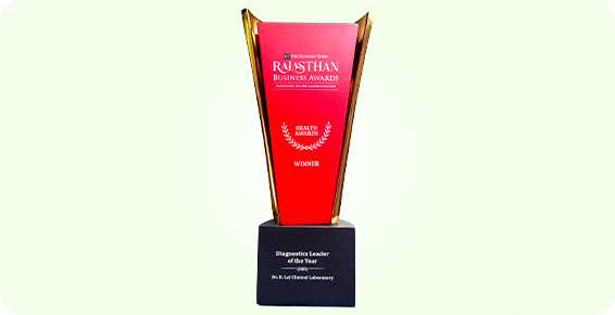 Best Diagnostics Leader of the Year – ET Rajasthan Business Awards 2025